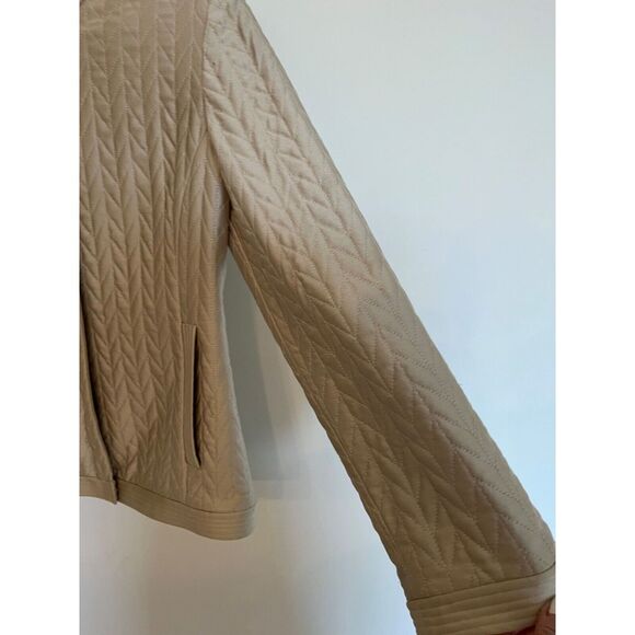 Sigrid Olsen Women's Vintage Small SILK Quilted Padded Lined Lightweight Jacket - Picture 7 of 8